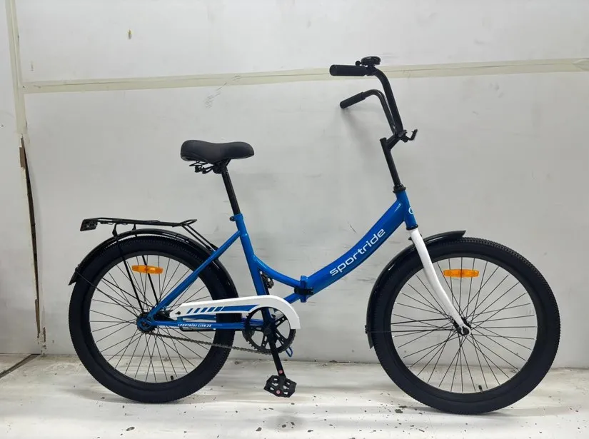Велосипед SPORTRIDE CITY 24 (1 ск., рост OS) голубой