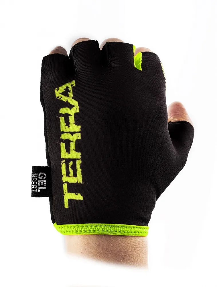 Перчатки вело NEW TERRA чер-зел L
