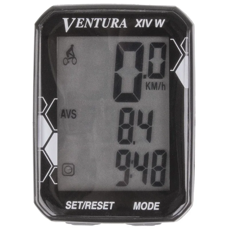 Велокомпьютер VENTURA беспроводной 14ф-ий XIV Wчер