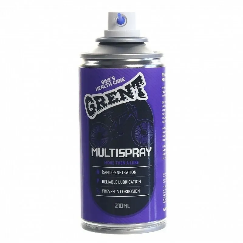 Смазка универсальная (Мультиспрей 6 в 1) аэрозоль GRENT MULTISPRAY 210 мл