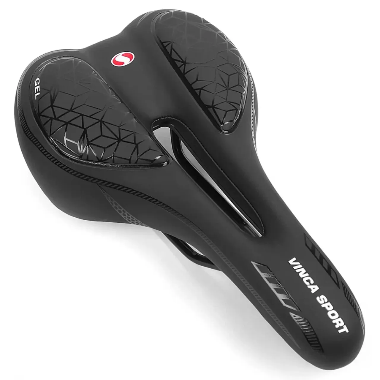 Седло Vinca Sport 270*166мм, гель, черное